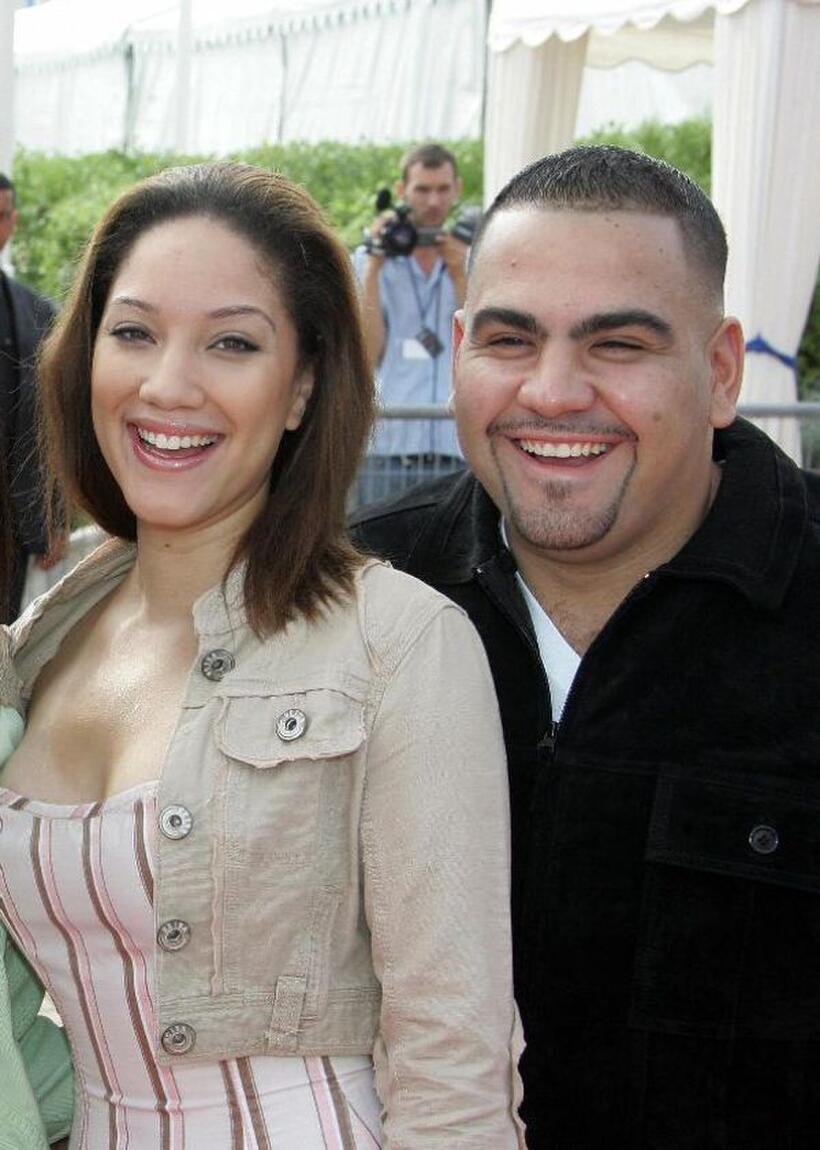Judy Marte and Dominic Colon at the premiere of "On The Outs" during the 31st Deauville Festival Of American Film.