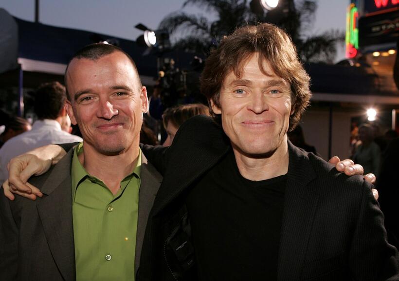John G. Connolly and Willem Dafoe at the premiere of "XXX: State of the Union."