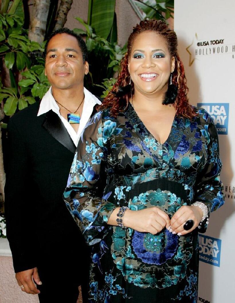 Scotch Ellis Loring and Kim Coles at the celebration honoring Geena Davis as this year's Hollywood Hero.