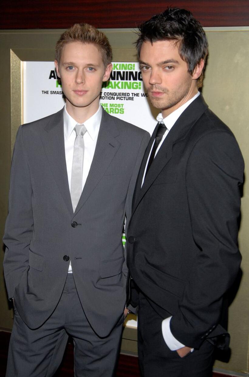 Samuel Barnett and Dominic Cooper at the screening of "The History Boys."