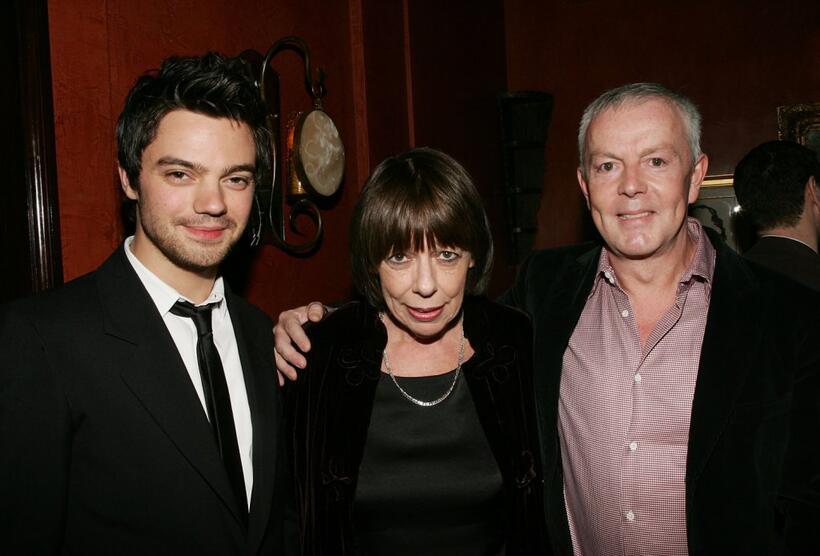 Dominic Cooper, Frances de la Tour and John Barrett at the after party of the special screening of "The History Boys."