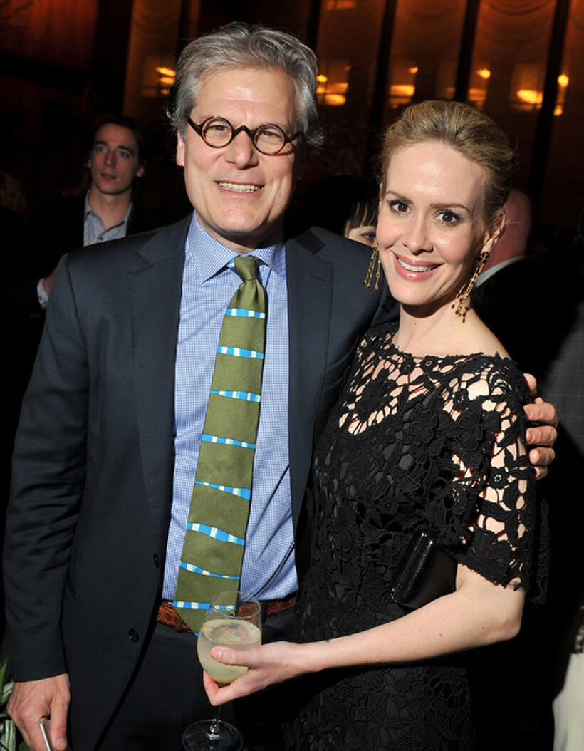 Bruce Altman and Sarah Paulson at the New York premiere of "Game Change."