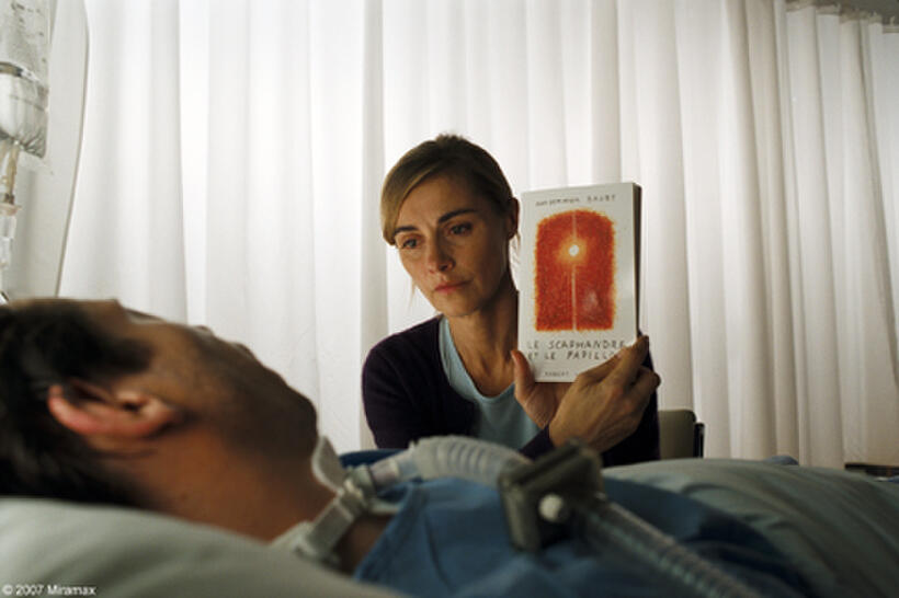Mathieu Amalric and Anne Consigny in "The Diving Bell and the Butterfly."