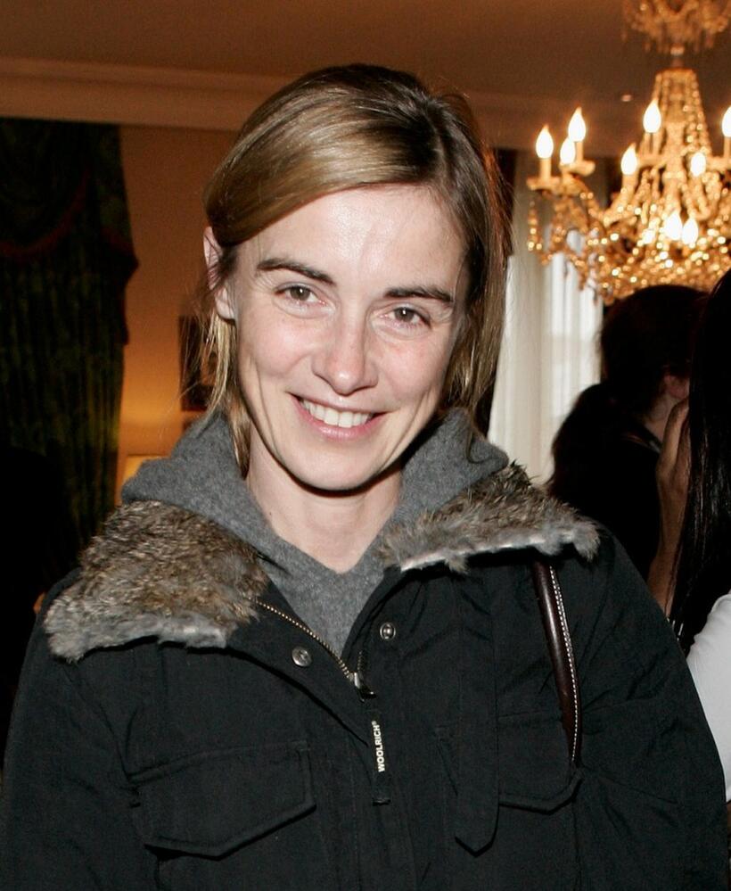Anne Consigny at the "Espace Glamour Chic" gift lounge.
