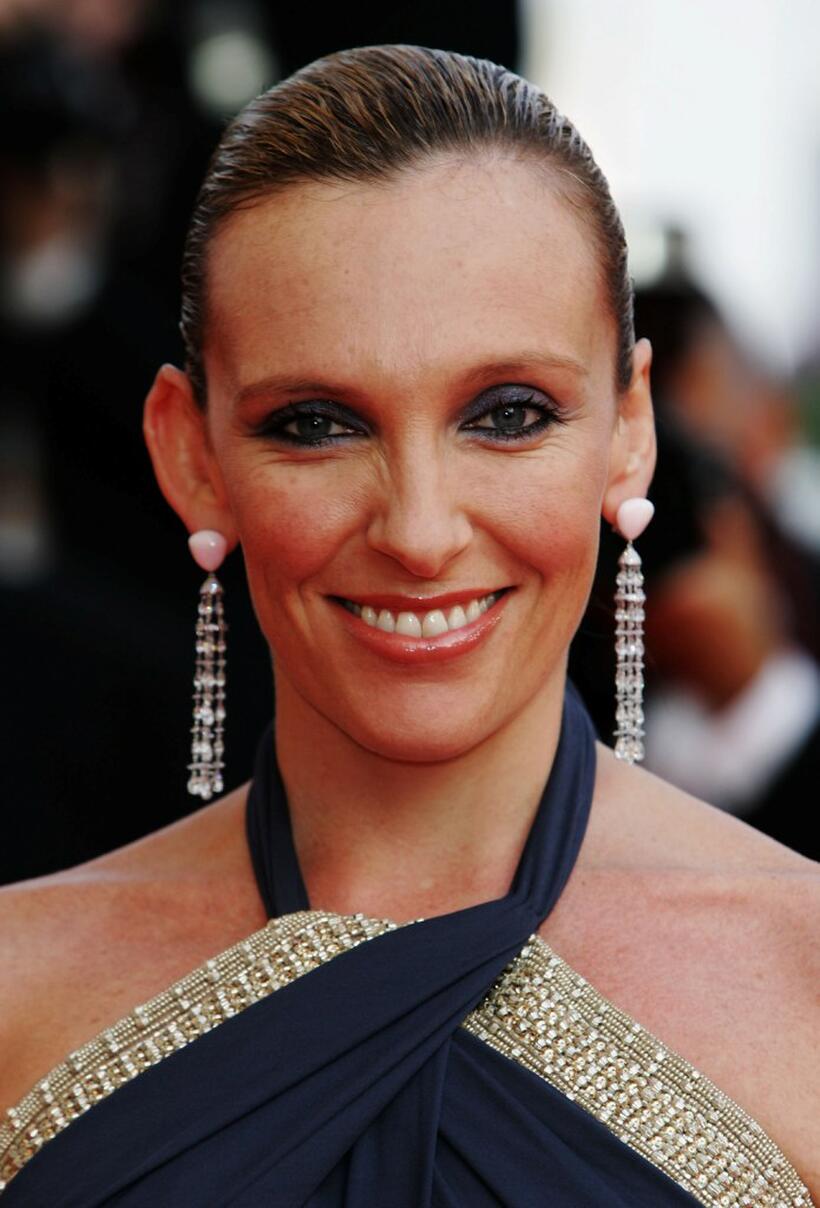 Toni Collette at the premiere of "Le Scaphandre Et Le Papillon" (The Diving Bell and the Butterfly).