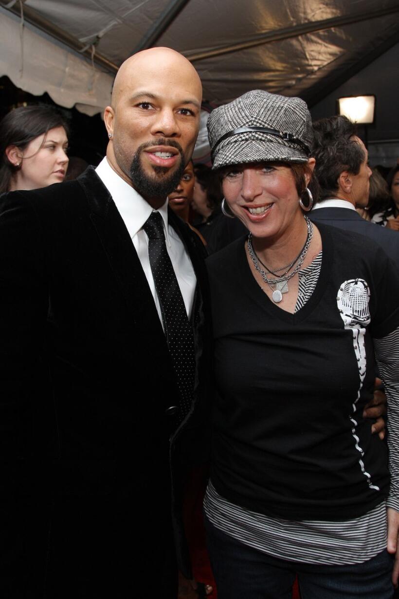 Common and Diane Warren at the world premiere of "American Gangster."