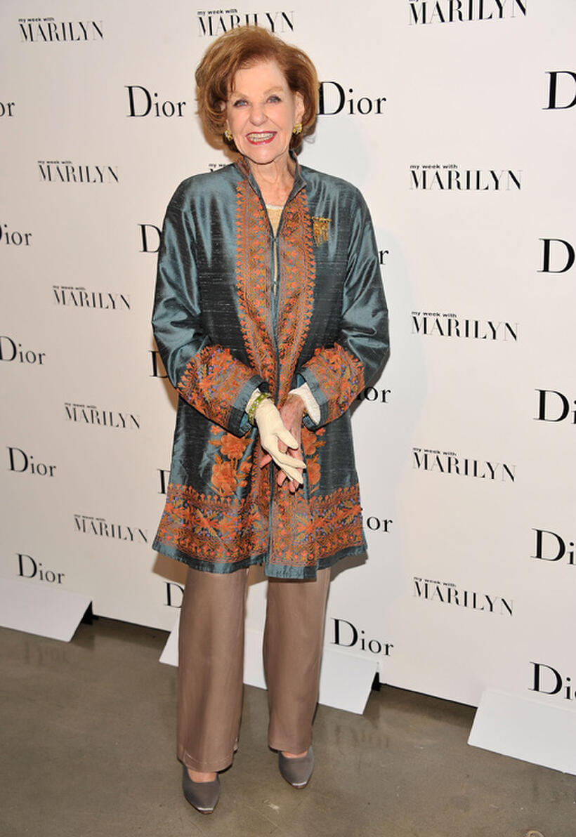 Joan Copeland at the opening of "Picturing Marilyn" in New York.