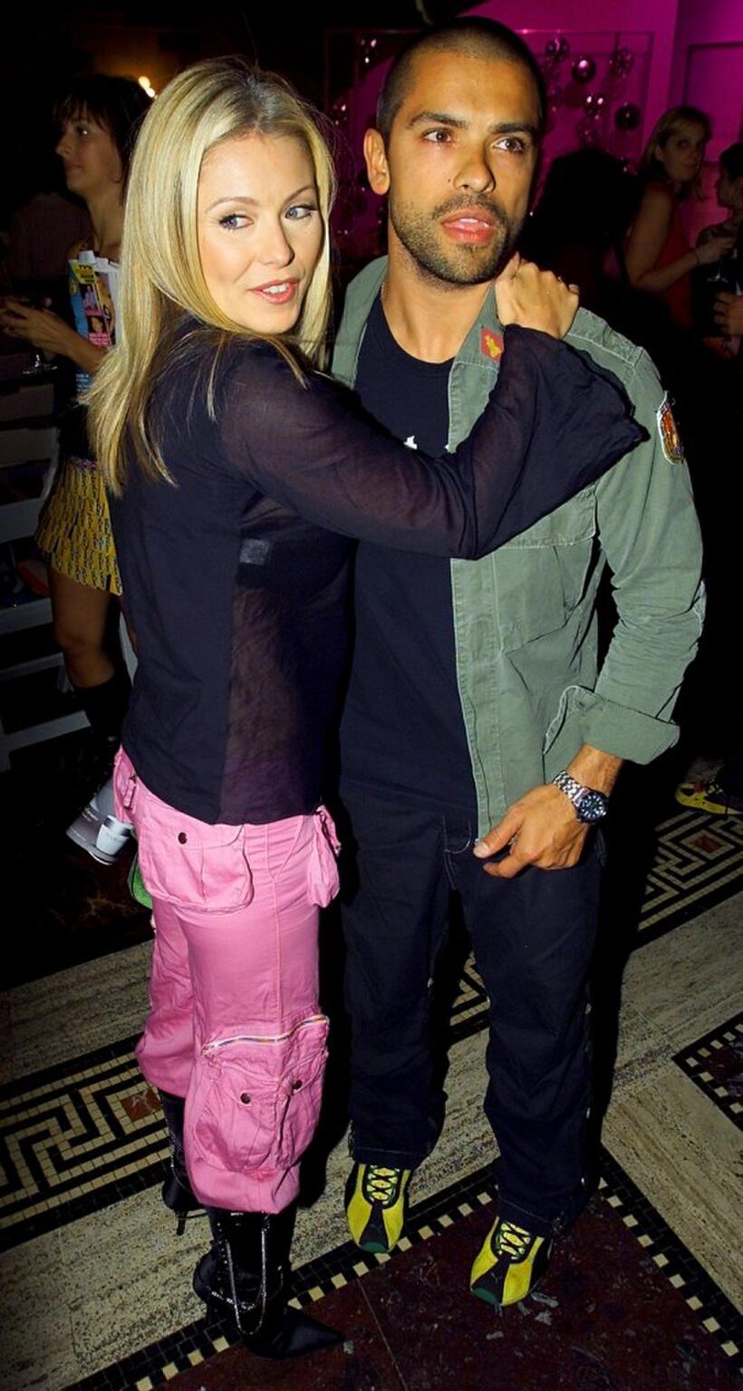 Kelly Ripa and Mark Consuelos at the David Dalrymple Spring/Summer 2004 Collection.