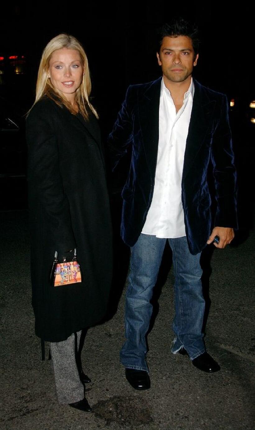 Kelly Ripa and Mark Consuelos at the screening of "Confessions of a Dangerous Mind."