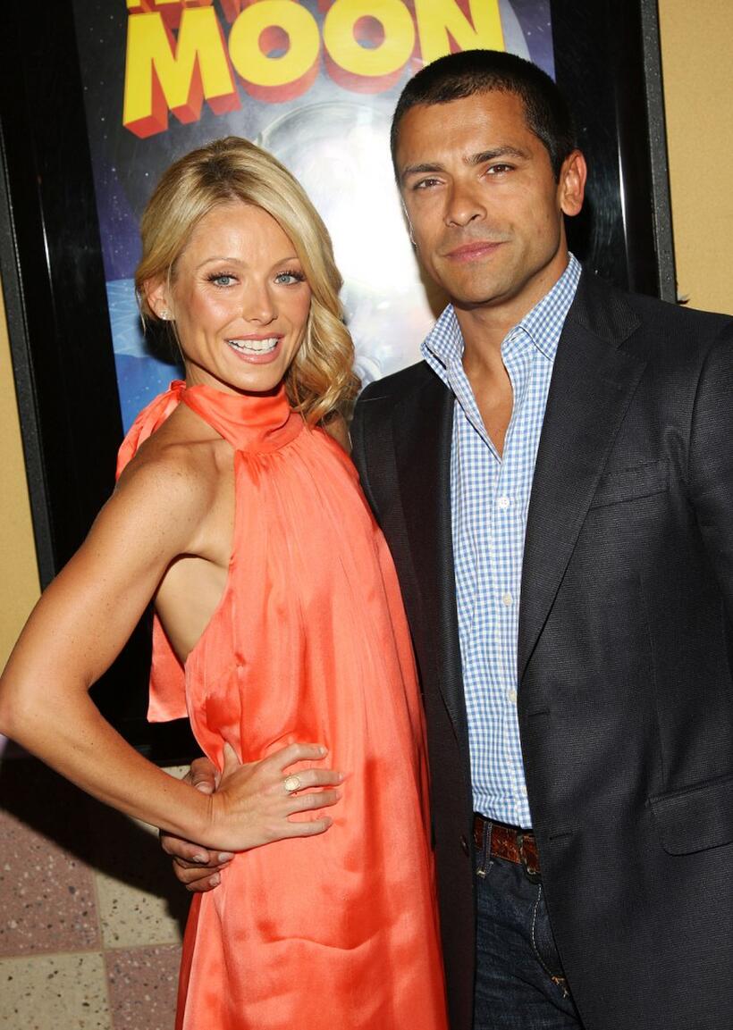 Kelly Ripa and Mark Consuelos at the special screening of "Fly Me To The Moon."
