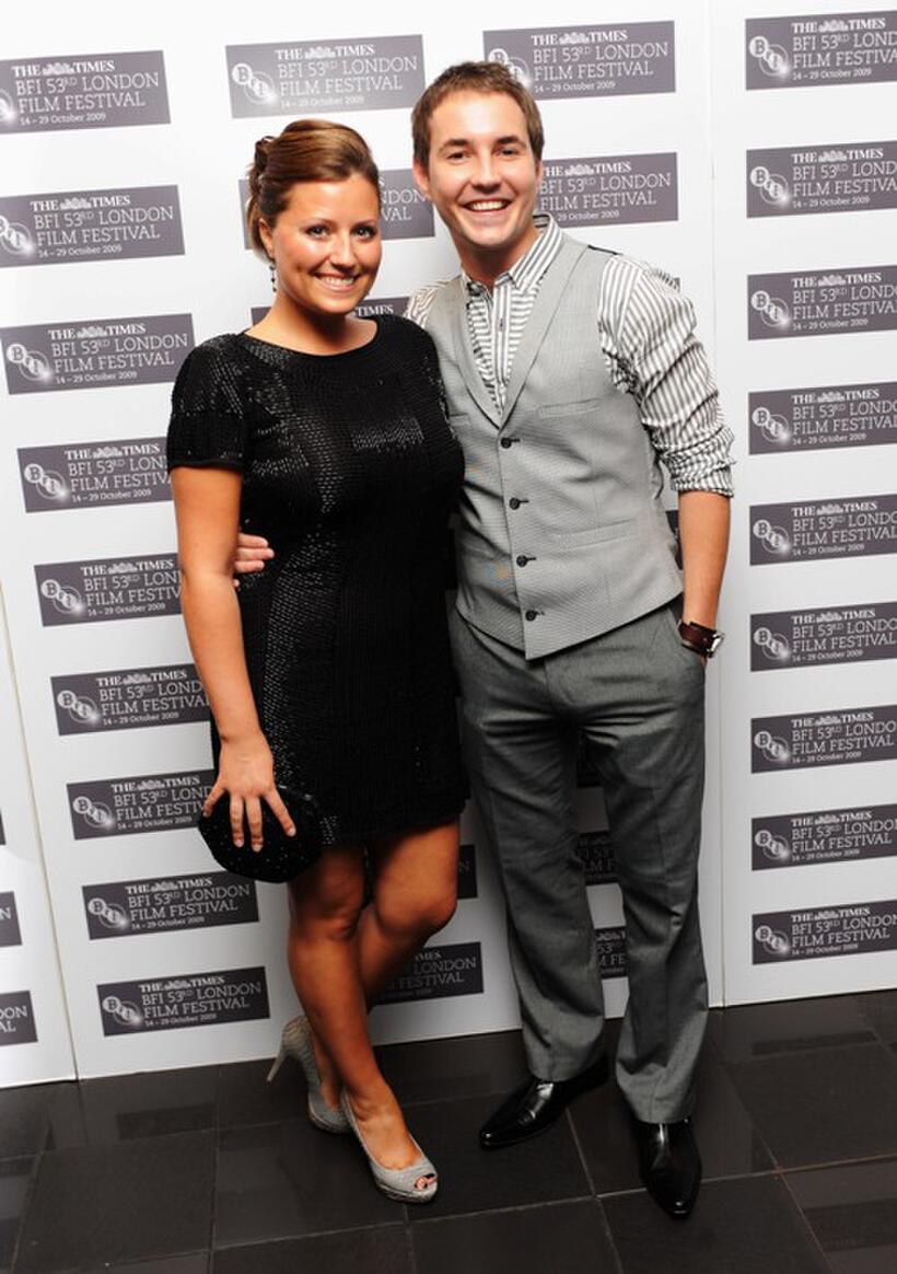 Martin Compston and Guest at the premiere of "The Disappearance Of Alice Creed" during the Times BFI 53rd London Film Festival.