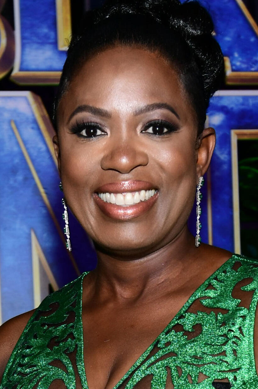 Sope Aluko at the world premiere of "Black Panther" in Hollywood.