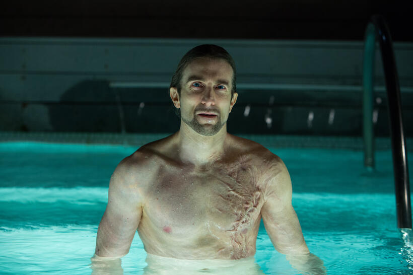 Sharlto Copley as Woo-jin Lee in "Oldboy."