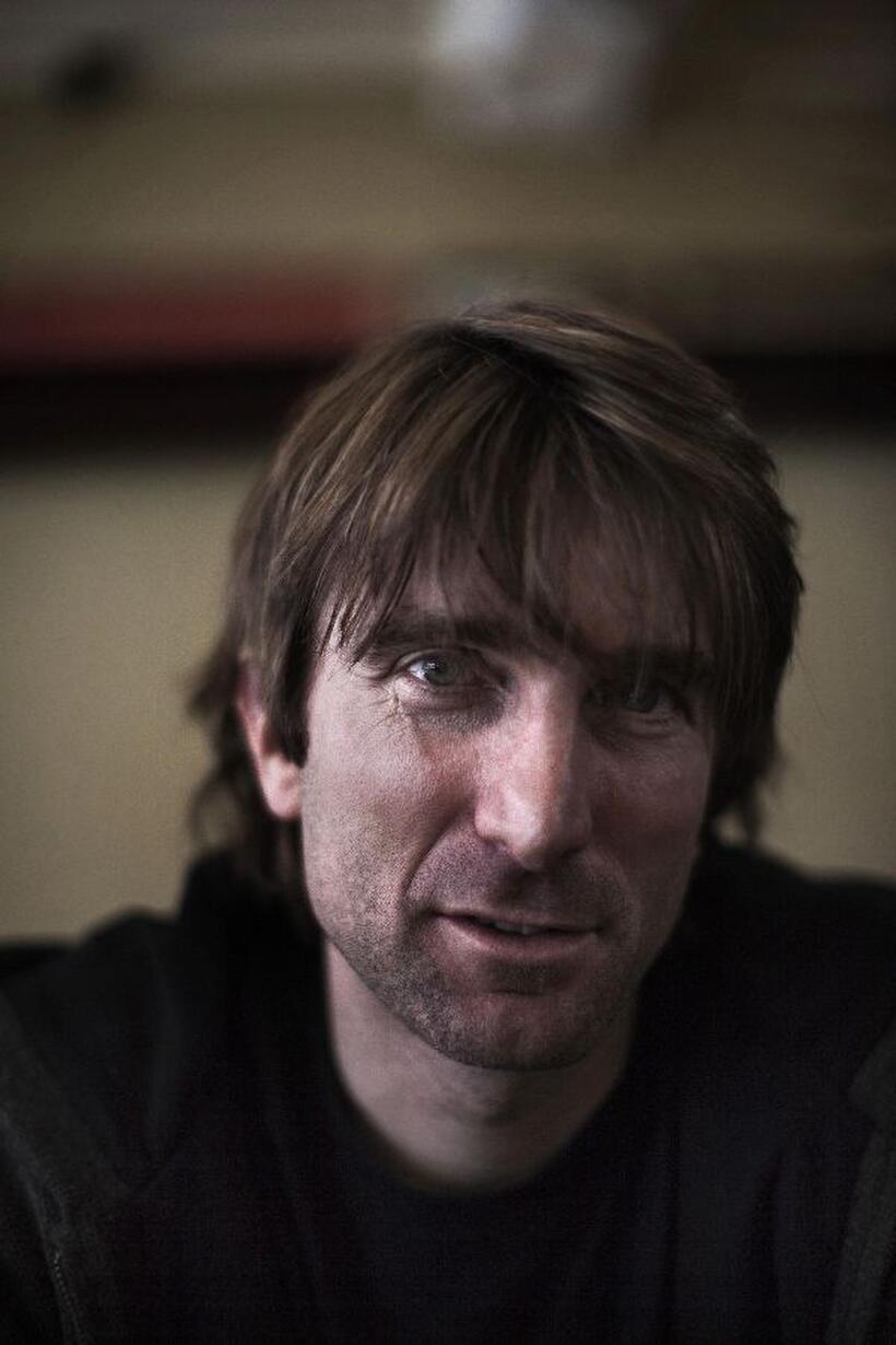 Sharlto Copley at the Longstreet cafe in Cape Town.