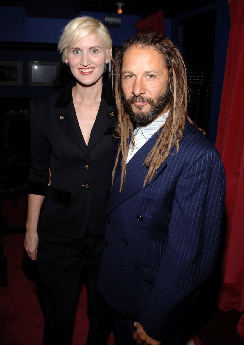 Katy Rodriguez and Tony Alva at the Katy Rodriguez Fall 2007 Collection.