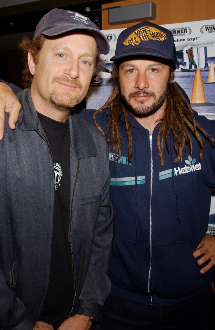 Director Stacy Peralta and Tony Alva at the New York premiere of "Dogtown And Z-Boys."