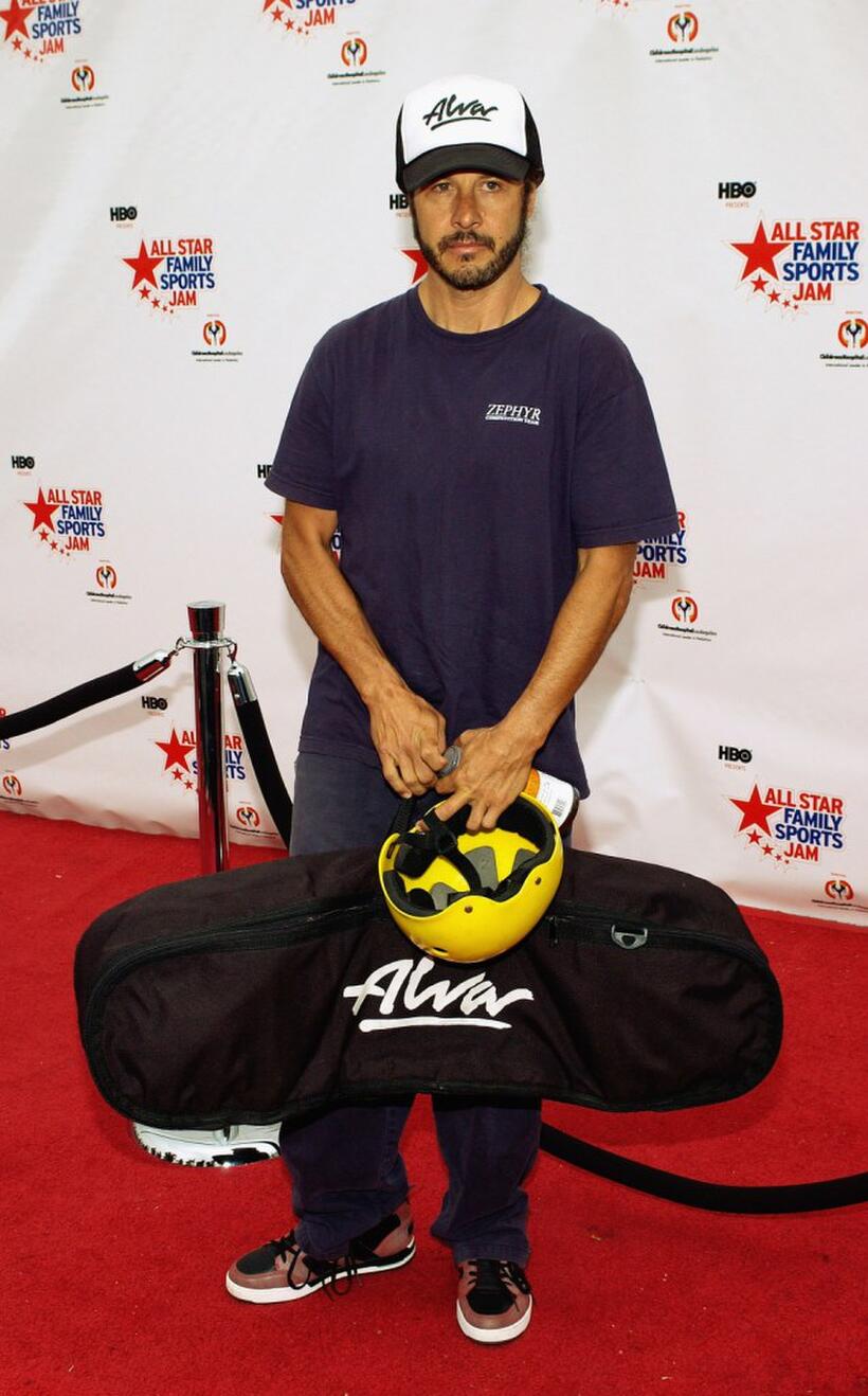 Tony Alva at the HBO All Star Family Sports Jam to benefit Children's Hospital.