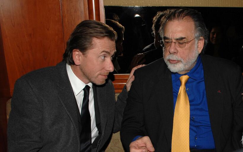 Francis Ford Coppola and Tim Roth at the California premiere of "Youth Without Youth".