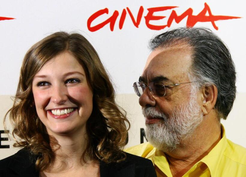 Francis Ford Coppola and Alexandra Maria Lara at the second annual RomeFilmFest for the photocall of "Youth Without Youth".