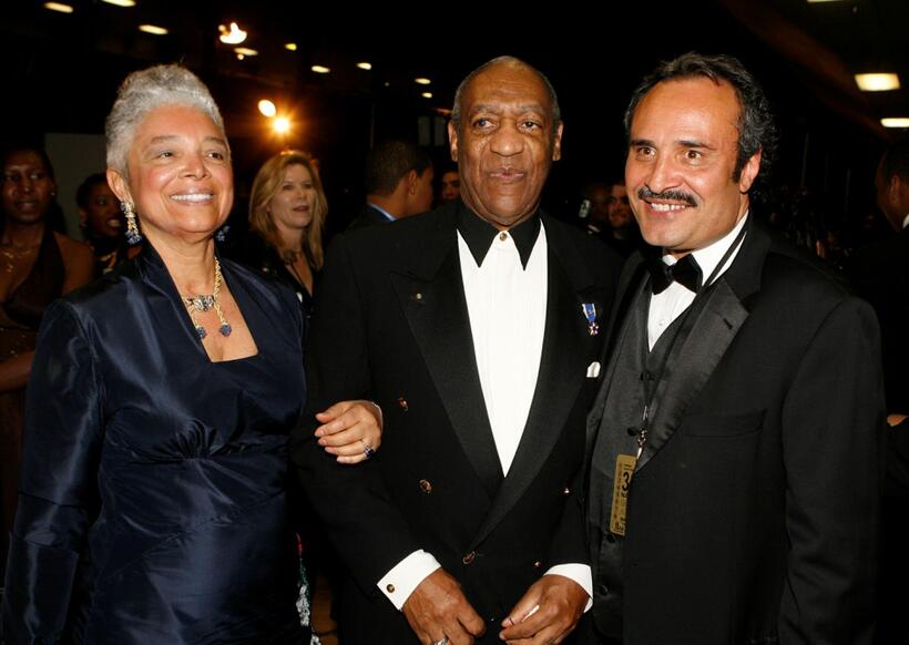 Bill Cosby, Camille O. Cosby and Vicangelo Bulluck at 38th annual NAACP Image Awards.