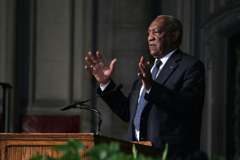 Bill Cosby at jazz musician Max Roachs funeral service.