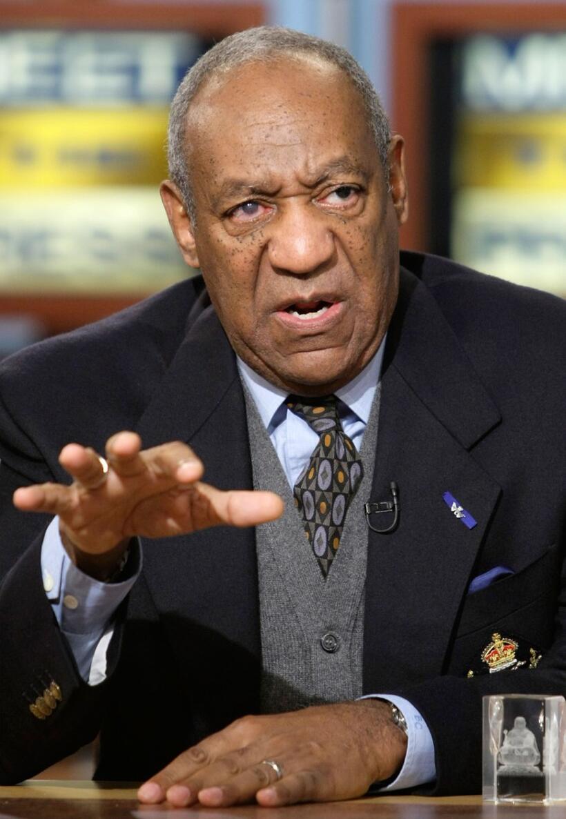 Bill Cosby at a taping of "Meet the Press".