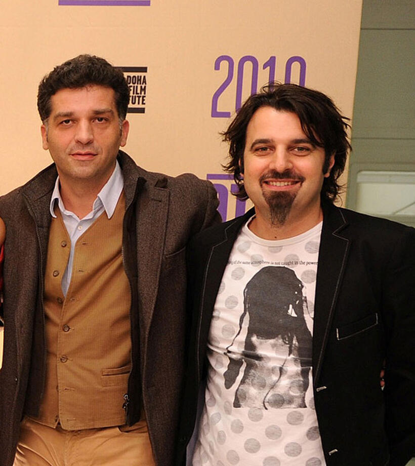 Director Danis Tanovic and Scandar Copti at the 2010 Doha Tribeca Film Festival.