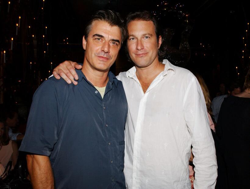 John Corbett and Chris Noth at the party following the New York premiere of "K-19: The Widowmaker."