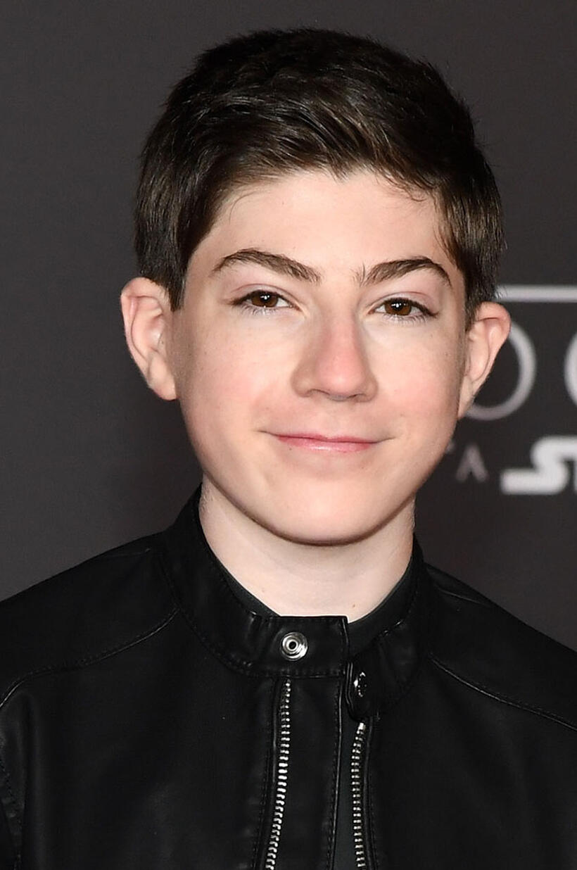Mason Cook at the premiere of "Rogue One: A Star Wars Story" in Hollywood.