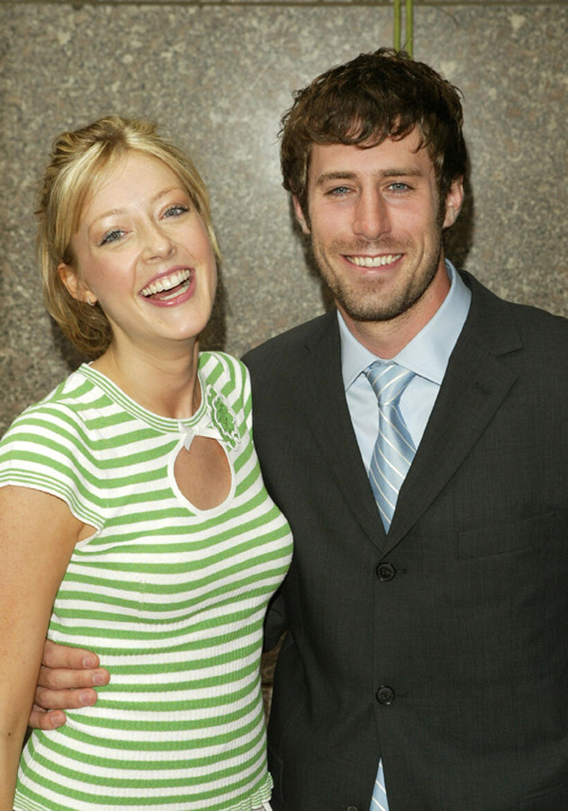 Jennifer Finnigan and Josh Cooke at the NBC Primetime Preview in New York.