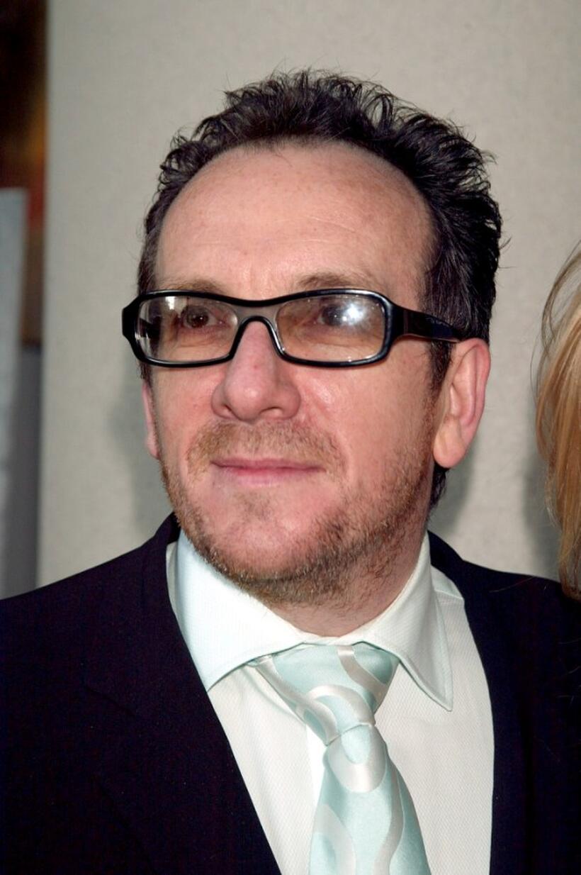 Elvis Costello at the New York premiere of "It Runs in the Family."