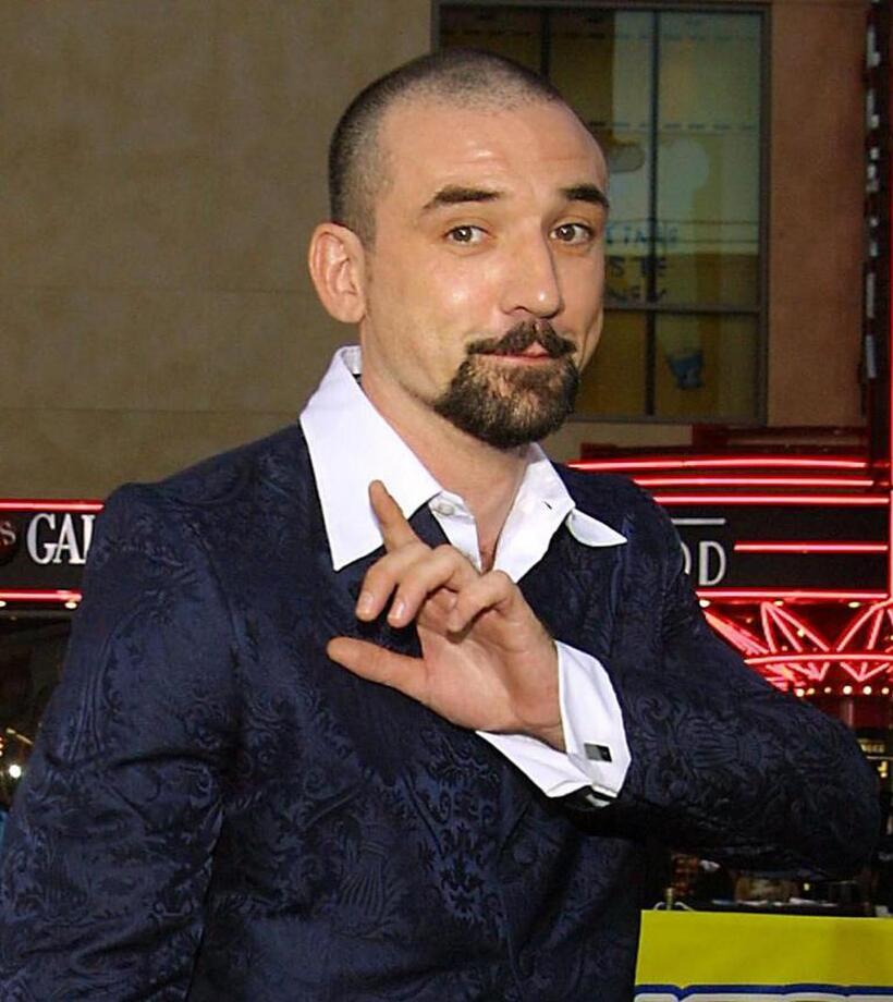 Ritchie Coster at the premiere of "The Tuxedo."