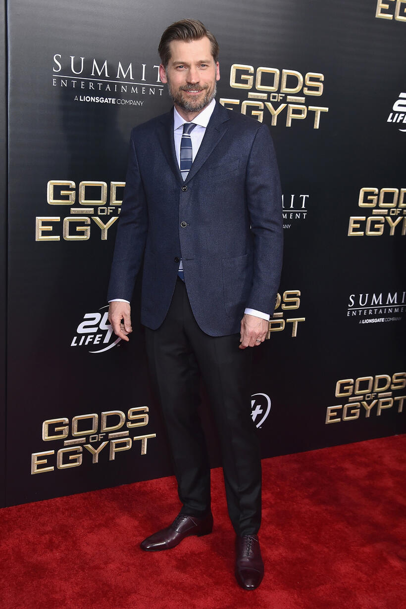 Nikolaj Coster-Waldau at the New York premiere of "Gods of Egypt."