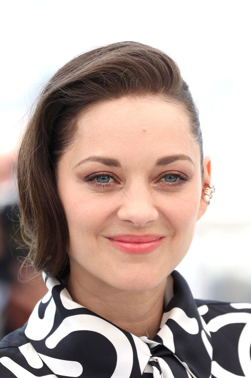 Marion Cotillard at the "Annette" photocall during the 74th annual Cannes Film Festival.
