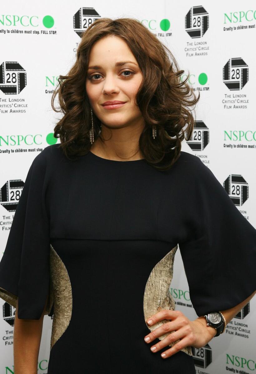 Marion Cotillard at the Awards of The London Film Critics.