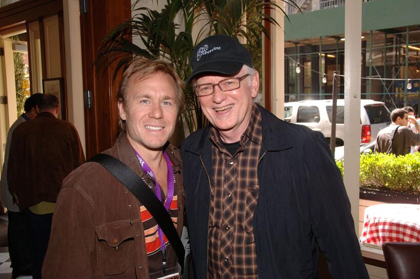 Ian McCrudden and Mickey Cottrell at the director's brunch during the 2007 Tribeca Film Festival.