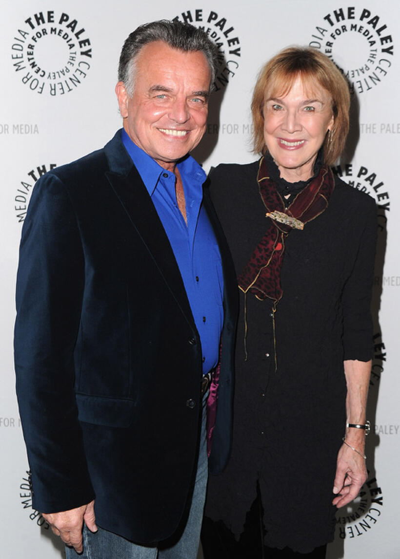 Ray Wise and Catherine Coulson at the Paley Center for Media Presents "Psych" and "Twin Peaks" Reunion in California.