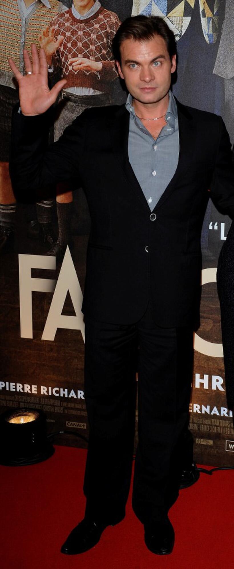 Clovis Cornillac at the premiere of "Faubourg 36."