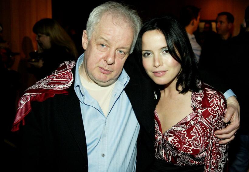 Jim Sheridan and Andrea Corr at the premiere of "In America."