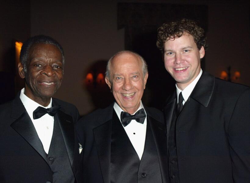 Brock Peters, Ian Abercrombie and Kevin Earle at the post party for the William Holden Wildlife Foundation's 20th Anniversary "Broadway goes to the Movies" concert.