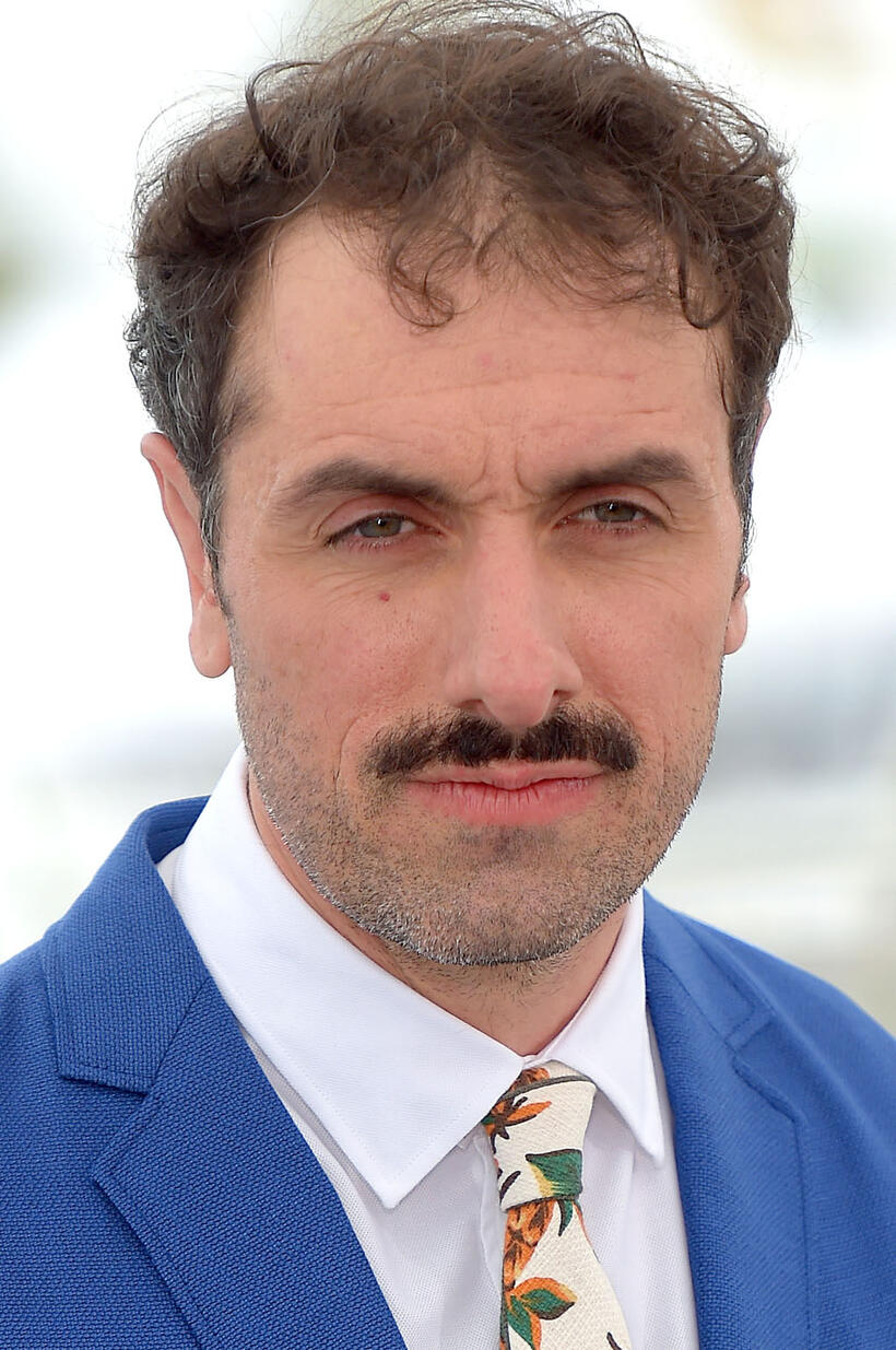 Michael Angelo Covino at the "The Climb" photocall during the 72nd annual Cannes Film Festival.