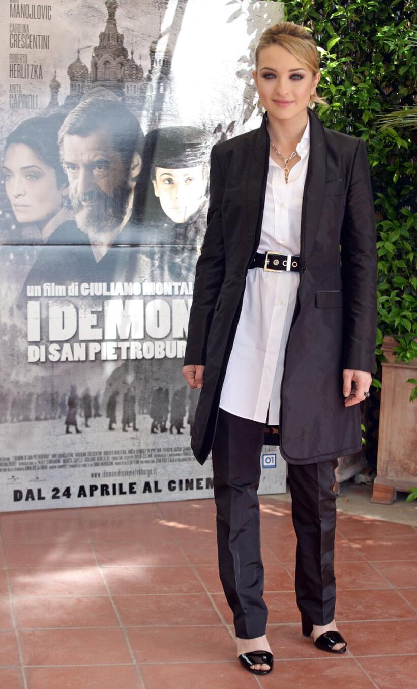 Carolina Crescentini at the photocall of "I Demoni Di San Pietroburgo."