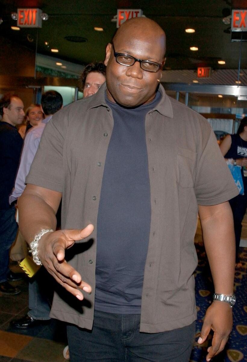 Carl Cox at the premiere of "24 Hour Party People."