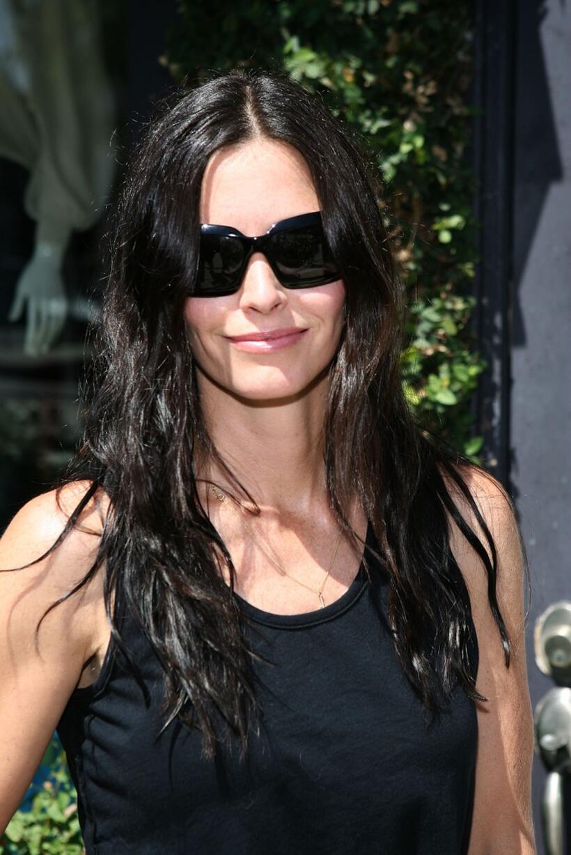 Courteney Cox Arquette at the Stella McCartney And Tastybaby 2008 collection preview event.