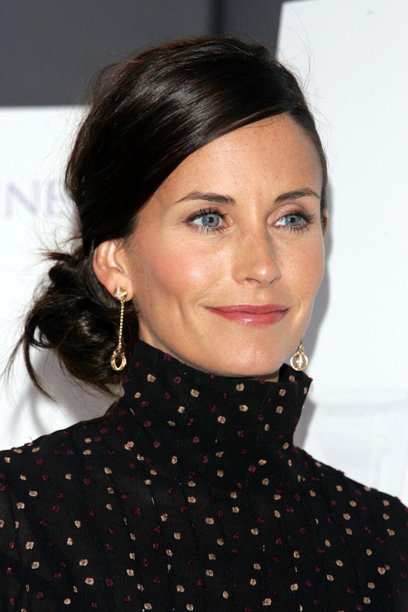 Courteney Cox Arquette at the Olympus Fashion Week Spring 2006.