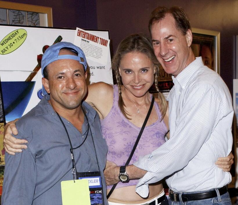 Kyle T. Heffner, Priscilla Barnes and Doug Cox at the LA premiere of "Shrink Rap."