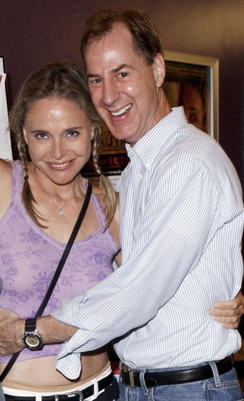 Priscilla Barnes and Doug Cox at the LA premiere of "Shrink Rap."
