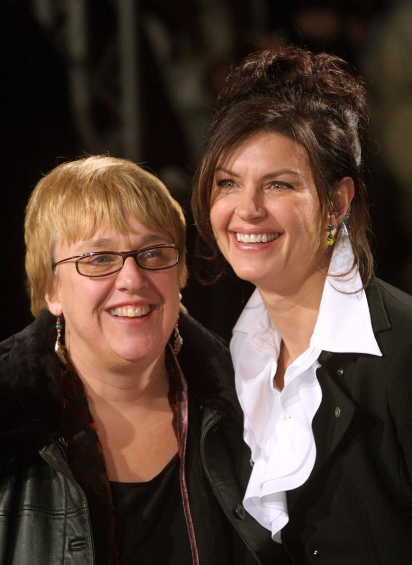 Director Anne Wheeler and Wendy Crewson at the German premiere of "Collateral Damage."
