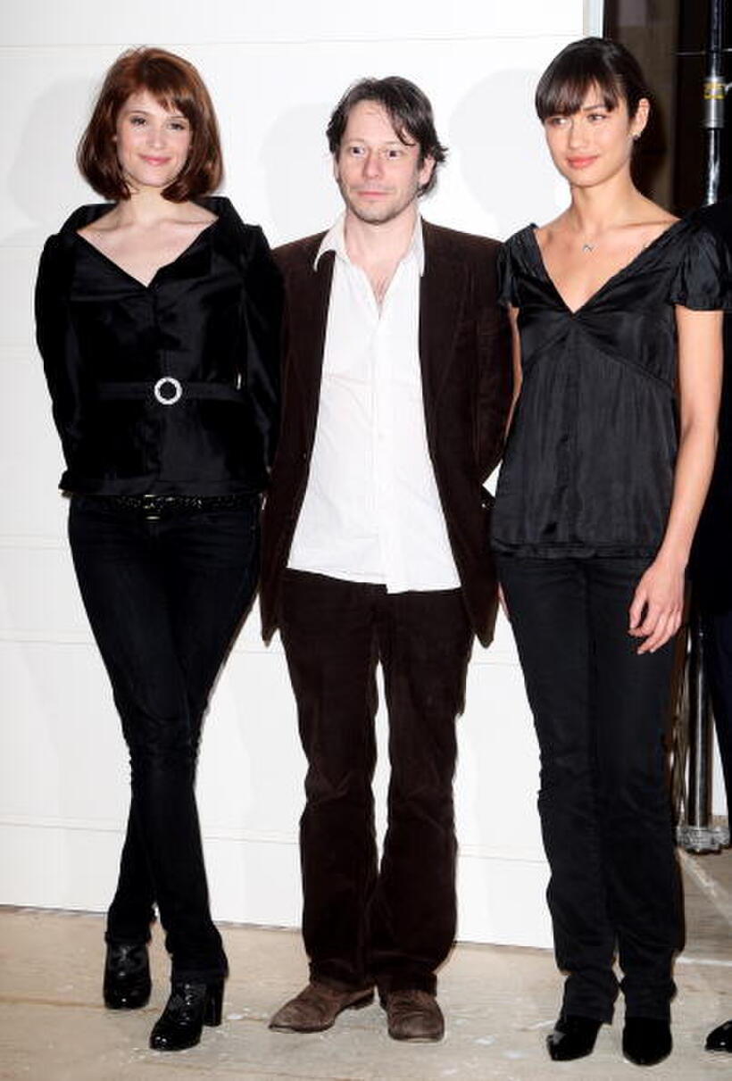 Gemma Arterton, Mathieu Amalric and Olga Kurylenko at the photocall to celebrate the start of production of "Quantum of Solace."
