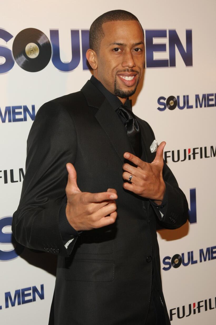 Affion Crockett at the world premiere of "Soul Men."